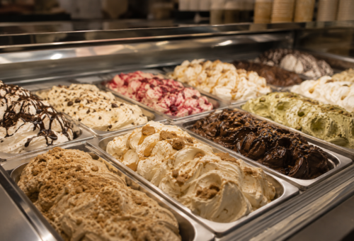 Testei todas as gelatarias da Rua dos Pescadores. Ganhou uma, por causa do cricket.